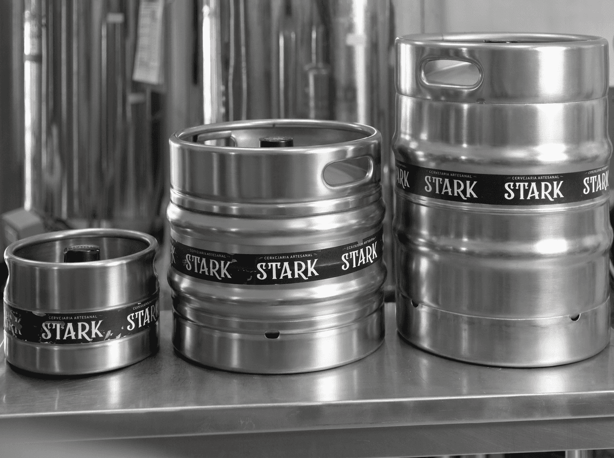 Barris de chopp Stark prontos para entrega